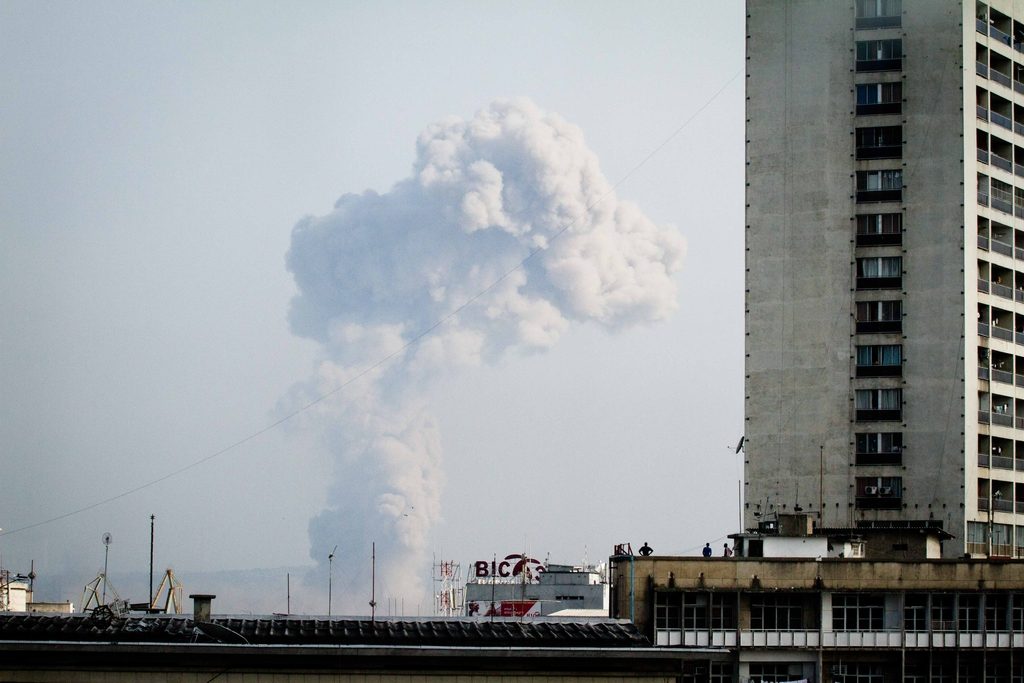 Взрыв на складе боеприпасов в конго